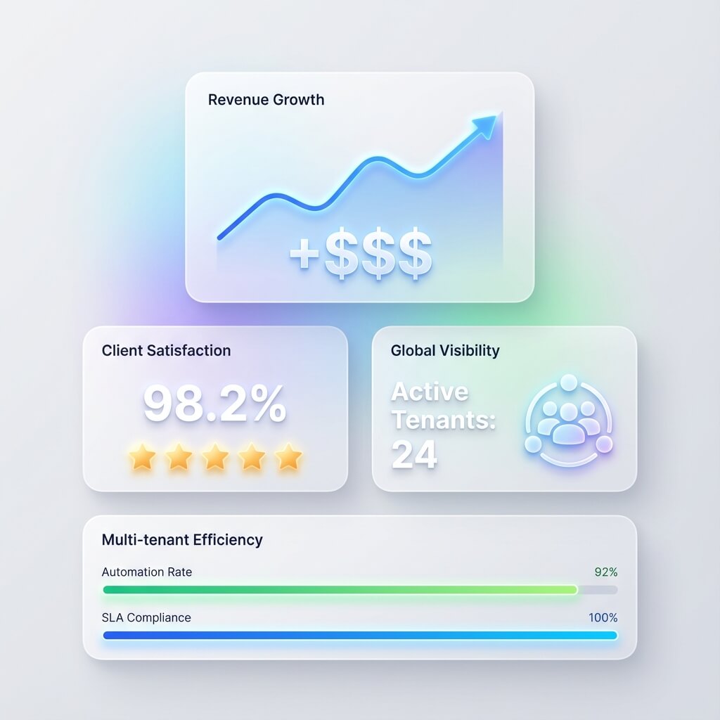 MSP Revenue and Growth Dashboard